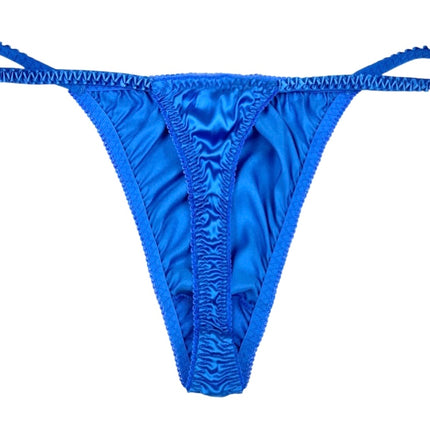 Classic Satin String Thong - Lexington Intimates
