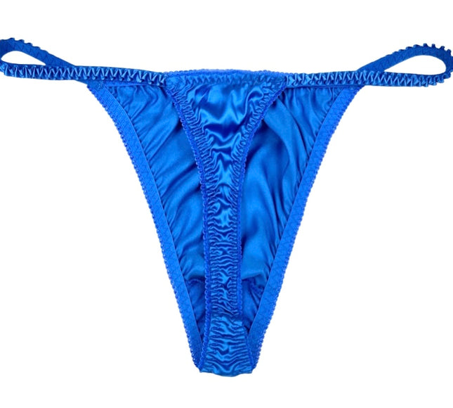 Classic Satin String Thong - Lexington Intimates