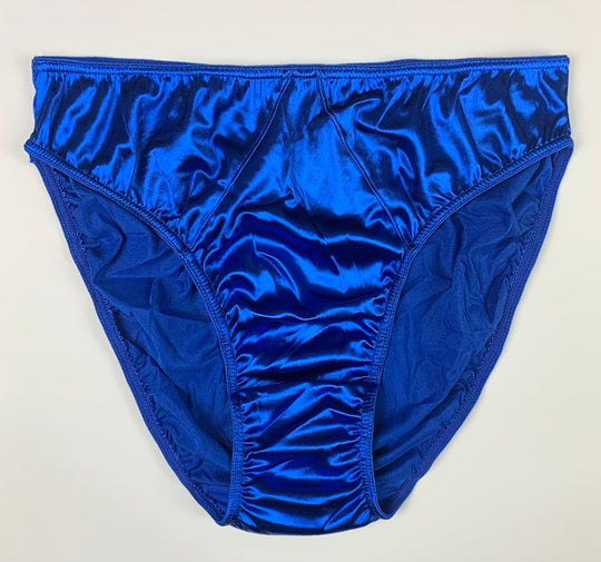 Classic Satin Panty - Royal Blue - Lexington Intimates