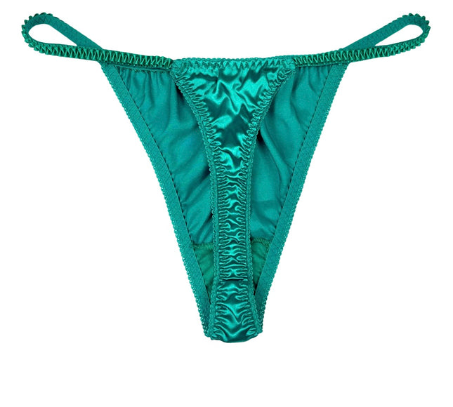 Classic Satin String Thong - Lexington Intimates