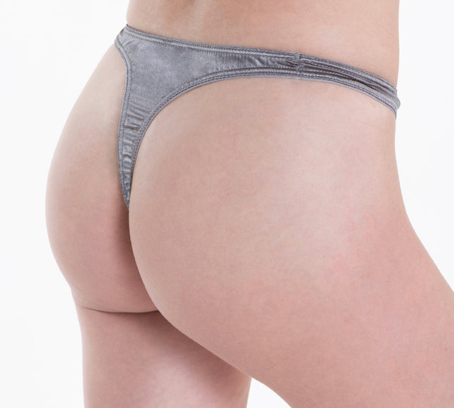 Classic Satin Thong - Lexington Intimates