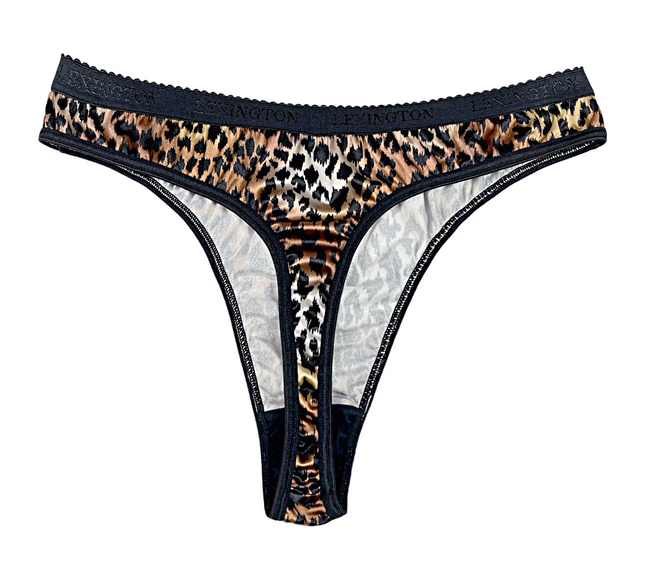 Signature Satin Thong - Lexington Intimates